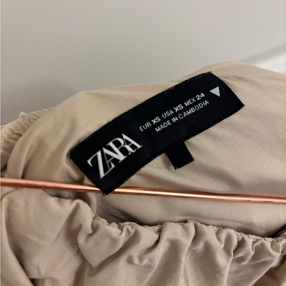 Zara Cream Midi Skirt - Picture 3 of 3